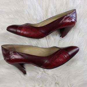 Elegant Burgundy Heels for Women